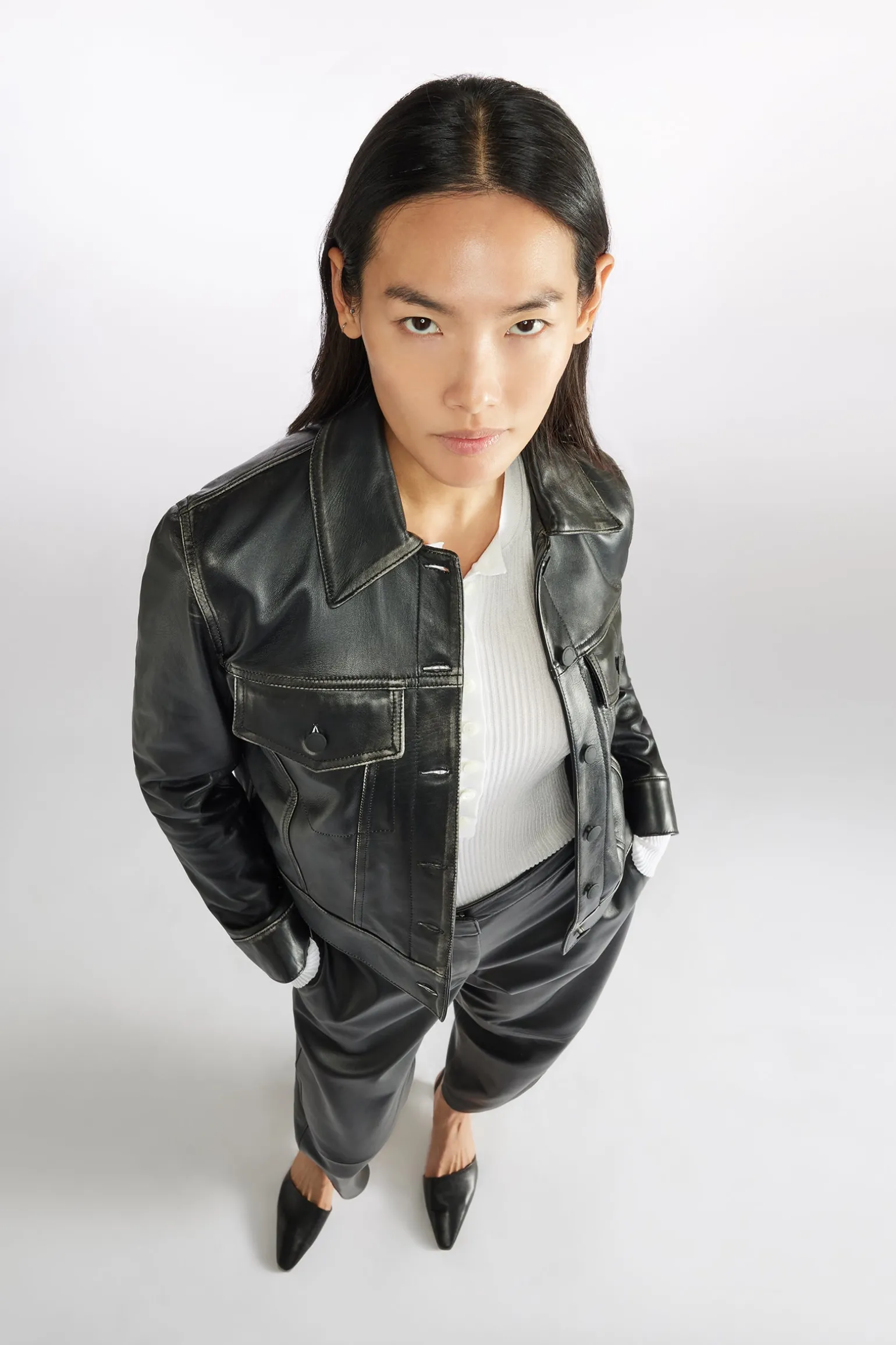 VESTE EN VÃRITABLE CUIR